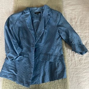 Polka dot blazer